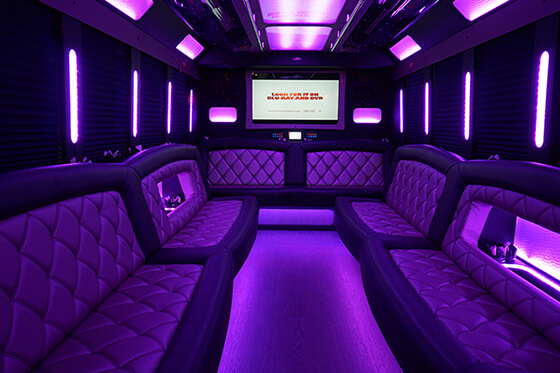 toledo limo bus interior