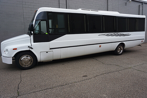 35-passenger party bus rental