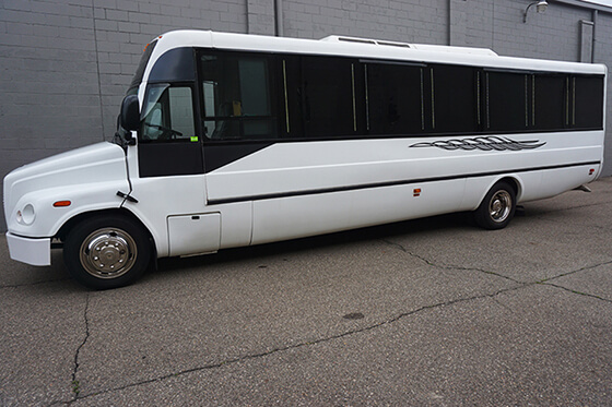 35 passengers party bus akron