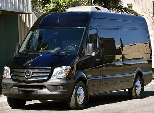 Black Sprinter van rental